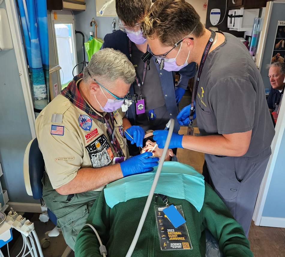 DDS students provide mobile care with dentists at Summit Bechtel Reserve