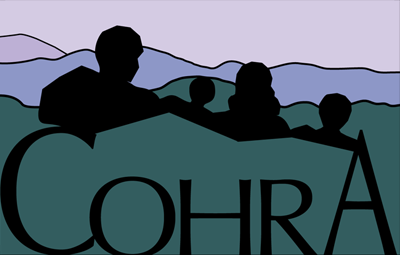 This graphic is of the COHRA logo.