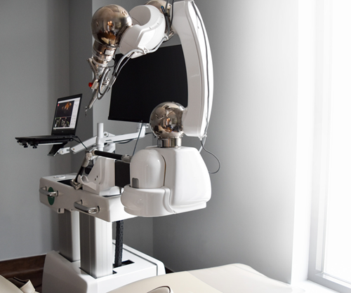 Image of Yomi. A robotic device dentists can use in dental implant surgery.