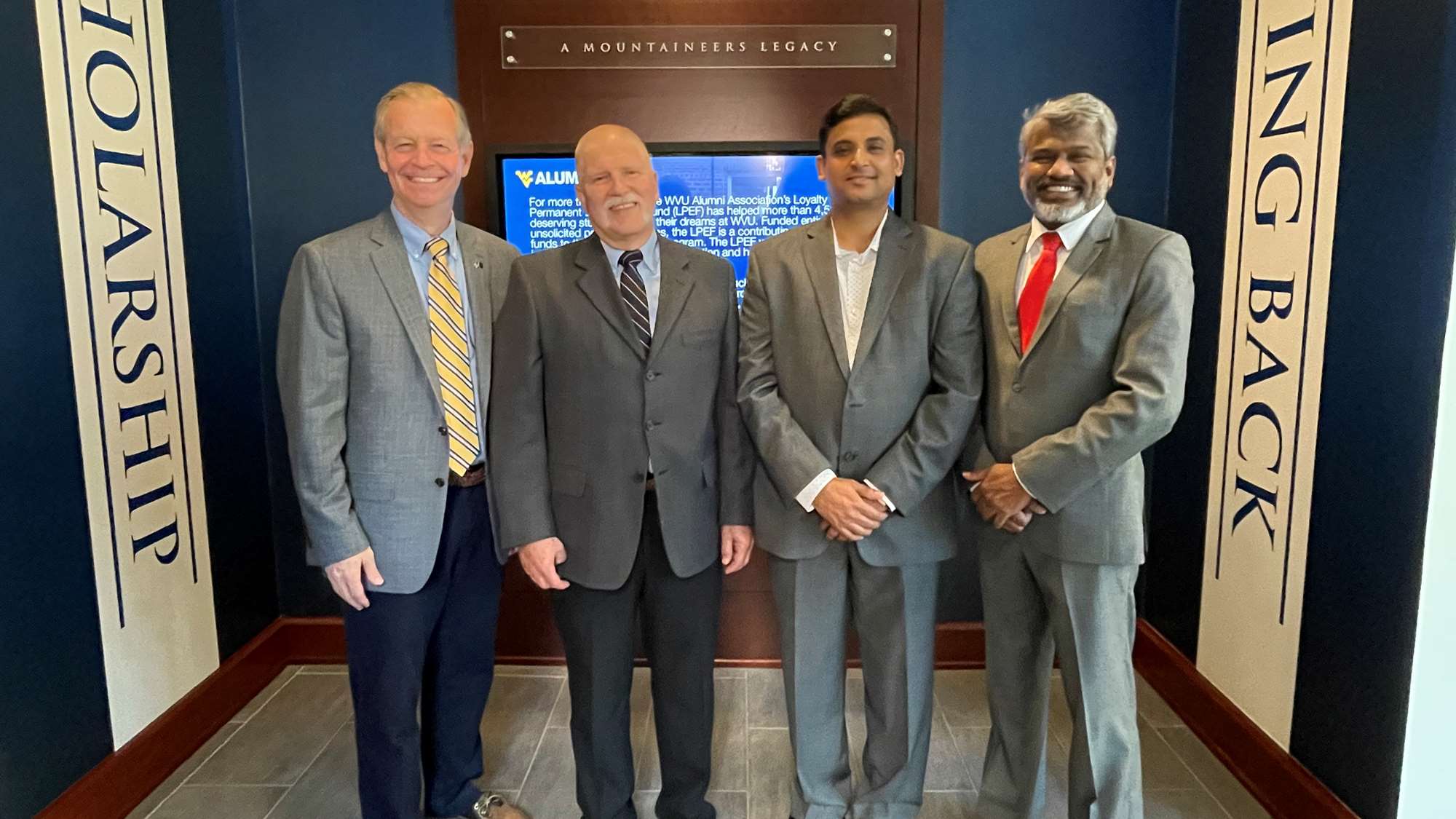Drs. Stephen Pachuta, Andrew Mesaro Jr., Aditya Tadinada and Arif Salman visited